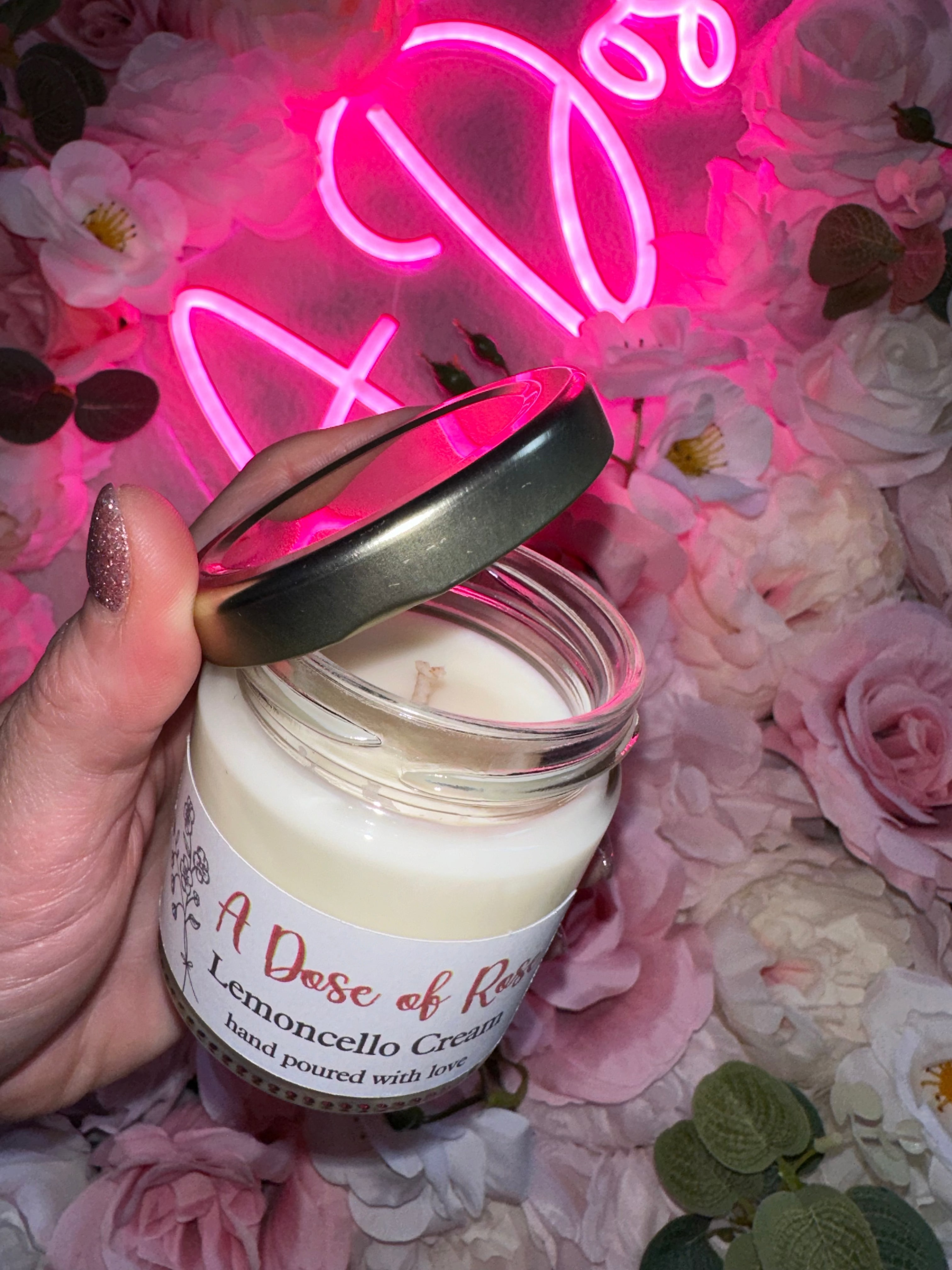 Mini 3.5oz Glass Candle