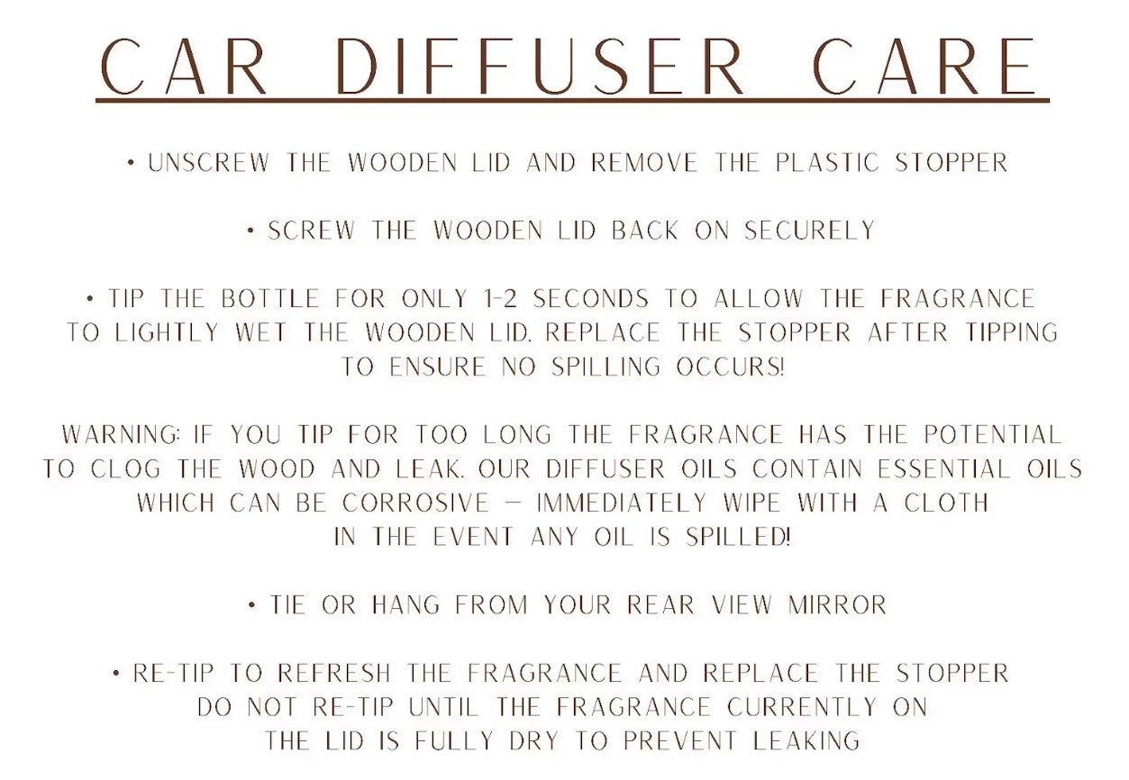 Car Oil Diffuser
